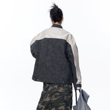 Unisex Jacket Fall Contrast Color Jacket