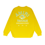 Amiri Long Sleeved Shirt Printed Trendy Pure Cotton
