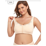 Full figure bra - wireless lace lightly lined