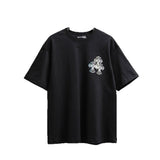 Ch hip-hop t shirts sschsummerbest sellingcolorful towel embroider craft round neck short shirt t sleeves