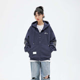 Unisex Jacket Autumn Embroidery Cardigan Sweater