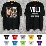 Gallery Dept T Shirt Retro Printed Loose Short-Sleeved Shirt