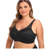 Full figure bra lace wireless women's