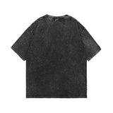 Drew house tshirt r collection d@ew smiley face letter graphic washed & distressed short sleeve wholesale
