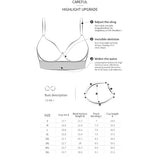 Full figure bra leopard print gathered and breathable