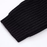 Women Sweater Knitwear Autumn and Winter V-neck Short Zip Sweater Sweater Coat