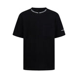 Ch hip-hop t shirts ch cro collar sanskrit printingflap pocket pants short sleeve loosecasualpure cotton american heavy weight short sleeve