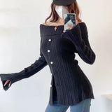 Women Sweater Knitwear Autumn Winter Coat Cashmere-like Sweater