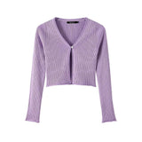 Women Sweater Knitwear Cardigan Women Spring Short Slim Fit Sweater