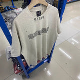 saint m t shirts s.m collaboration graffiti graphic crewneck t-shirt