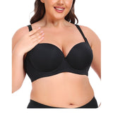 Full figure bra push-up adjustable type