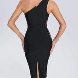 Women Evening Dress Lace Dress Short Hip-Hugger Tight Bandage Dress