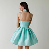 Harlem Nights Outfits Summer Dress Pleated Suspender Dress Sexy Skirt