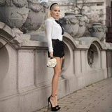 Women Dresses Bandage Shorts Party Hot Pants (Otn202404)
