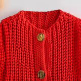 Women Tops Spring/Summer Knitted Vest Single Breasted Short Vest