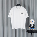 Ch hip-hop t shirts chss sword printing cross letter sanskrit short-sleeved t-shirt
