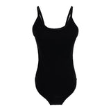 Women Tops Summer Velvet Spaghetti Straps Jumpsuit Sexy Top
