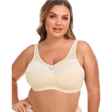 Full figure bra lace wireless women's