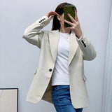 Women Suits Autumn Loose Leisure Professional Suit Jacket