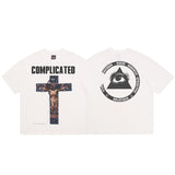 saint m t shirts s.m vintage high street casual crew neck pullover short sleeve tee