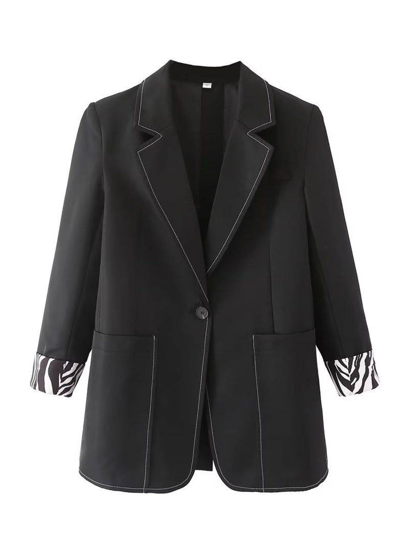Women Suits Spring and Autumn Loose Suit Top