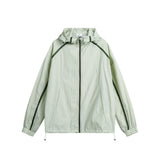 Unisex Jacket Retro Hooded Coat Jacket Sun Protection Top