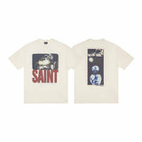 saint m t shirts s.m. astronaut graphic crew neck short sleeve tee