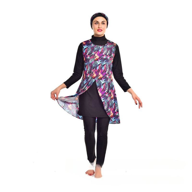 Muslim Bathing Suits Swimsuit Cloak Four-Piece Swimsuit Beachwear