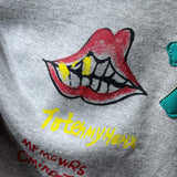 Chh Chrome Hearts Hoodie Color Sanskrit Hand Painted Graffiti Hooded Sweater