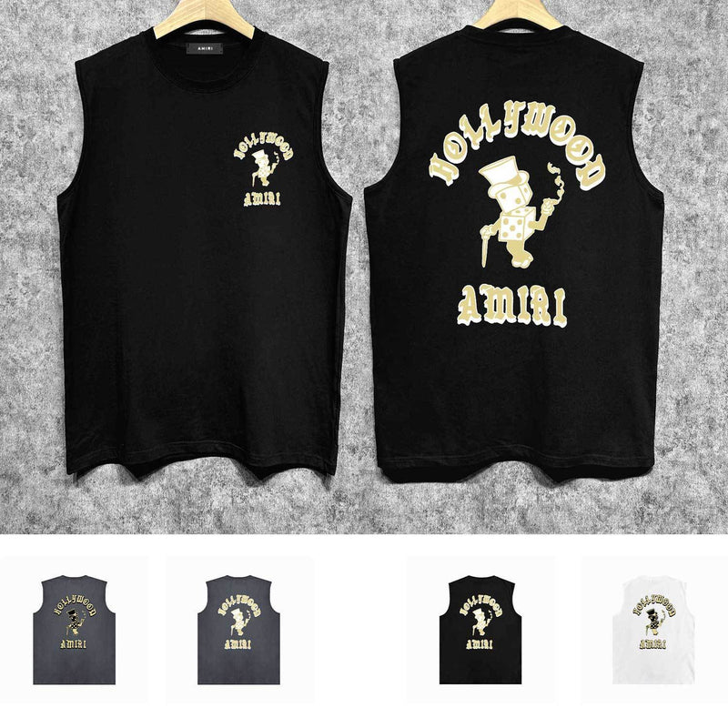 Amiri tank top dice man print