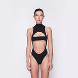 Women Jumpsuit Summer Sexy Jumpsuit One-Shoulder Hollow-out Jumpsuit