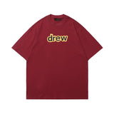 Drew house tshirt r collection d@ew rubberized letter crew neck short sleeve tee