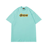 Drew house tshirt r collection d@ew rubberized letter crew neck short sleeve tee
