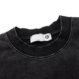Hip-hop t shirts american high street washed wasteland style mechanical skull vintage short-sleeved t-shirt summertops half-sleeved