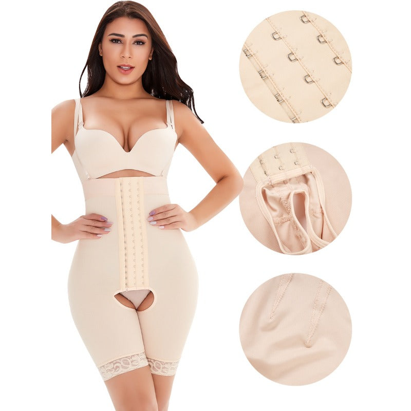 High-waisted tummy control shapewear