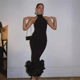 Women Dresses Bandage Dress Elegant Sleeveless Party Dress Skirt (Ont0408)
