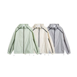 Unisex Jacket Summer Thin Coat Retro Hooded Coat Sun Protection for Men and Women Top