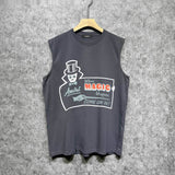 Amiri tank top hat magician printing
