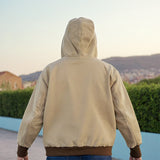 Mens Hoodie Spring Loose Top Jacket