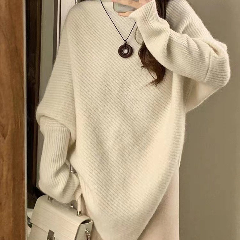 Women Knitwear Autumn and Winter Turtleneck Knitwear Loose Sweater