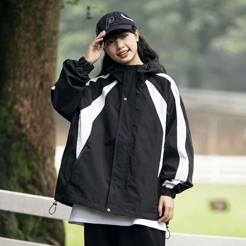 Unisex Jacket Autumn Windproof Hood Coat