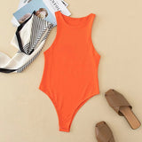 Women Jumpsuit Sexy Cold-Shoulder Sleeveless Jumpsuit
