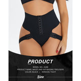 Mid-waist tummy control butt lift hip shorts
