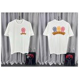 Ch hip-hop t shirts summerch horse hoof print sanskrit printing short-sleeved t-shirt american style