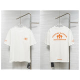 Ch hip-hop t shirts ch short-sleeved flap pocket pants sanskrit letter flocking cross loosecasualamerican heavy weight short-sleeved
