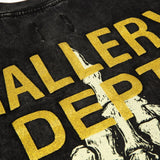 Gallery Dept T Shitrs Washing Black Short Sleeve Los Angeles Male and Female Large Size