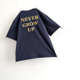 saint m t shirts s.m peter pan pattern crew neck pullover short sleeve top