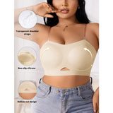 Full figure bra push-up seamless bubble wrapnon-slip