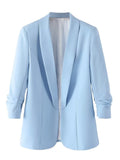 Women's Suits Casual Hemming Sleeve Lapel Small Suit Jacket Women's Top