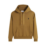 Heavy weight! ami aheoineheartembroidersweatshirtloosefall and winter hooded long sleeve couple hoodie